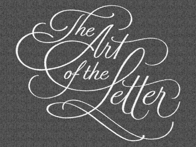 The Art of the Letter doyaldyoung