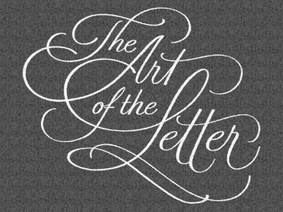 The Art of the Letter