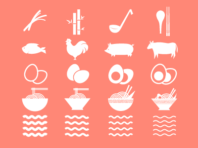 Ramen icons