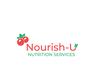 Nutrition brand logo berry logo nourish logo nutrition logo