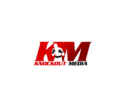 Boxing Media/ Knockout Media boxing logo boxing media logo knockout logo knockout media logo sports logo sports media logo