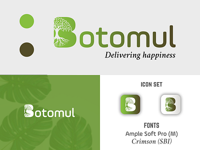 Botomul Logo botomul botomul logo herbal herbal delivery logo herbal logo letter b tree logo tree herbal logo tree logo