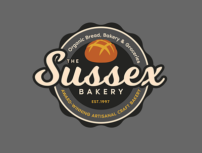 Sussex bakery logo bakery logo retro bakery logo sourdough bakery logo sourdough logo vintage bakery logo