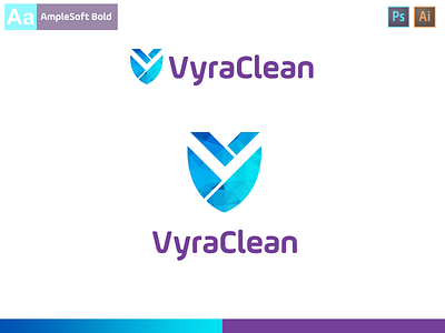 Virus Clean logo v shield logo virus clean logo virus shield logo