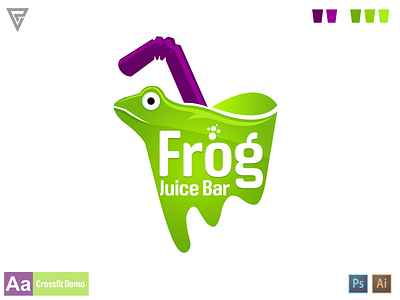 Frog Juice Logo frog juice frog juice logo frog with juice
