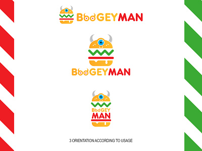 BOOGEYMAN - Burger Shop Logo