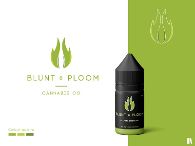 Blunt & Ploom Branding branding cbd cbd logo cbd oil cbd packaging cbdoil design logo logodesign