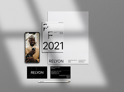 Relyon visual identity branding graphic design logo typography visual identity