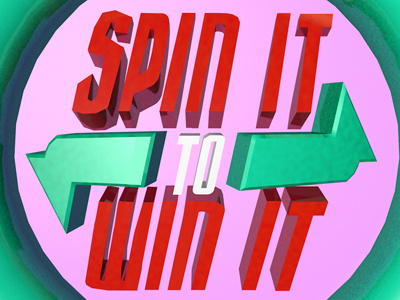 Spin It to Win It - 3D version cinema gameshow kidmin kidspring logo series