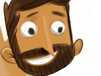 trying out some new stuff beards illustration painter