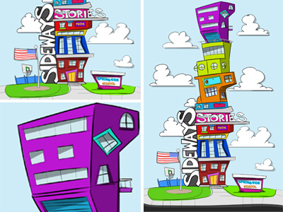 Sideways Stories - Elementary School Series illustration kidmin series brand