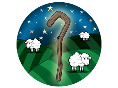 Good Shepherd illustration kidmin ornaments