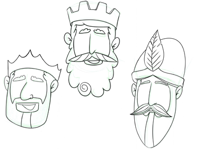 The Three Wise Men illustration kidmin puppets storys