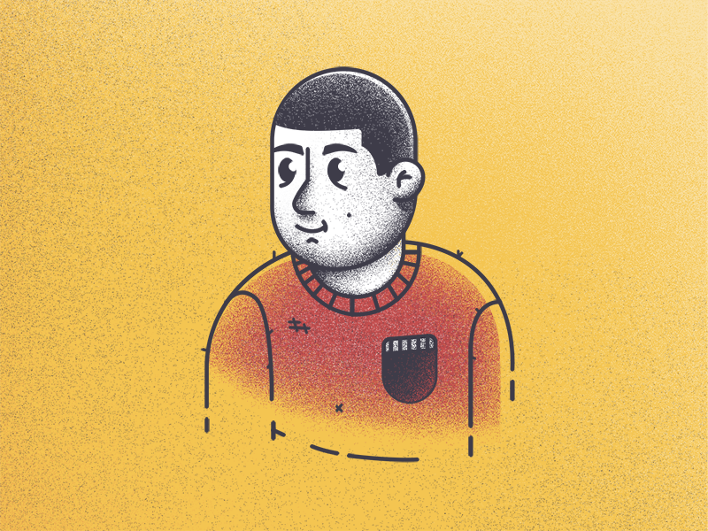 Fall sweaters :) illustration texture face headshot character avatar cozy sweaters trees leaves seasons fall
