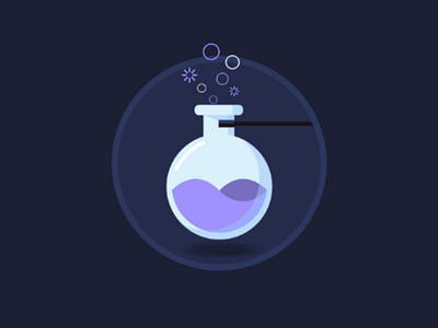 Chemical Bottel | Illustrator vector flat design illustrator