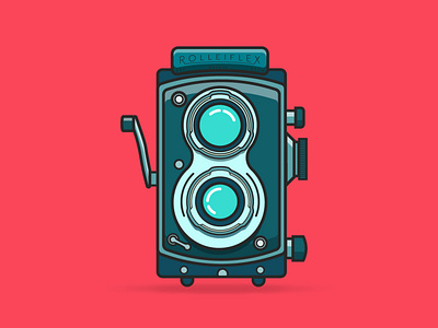 Rolleiflex Camera flat design illustrator vector illustration vector vector flat design illustration vector flat design illustrator vector flat illustrator design vector illustration vector illustration flat design vector illustrator vectorart