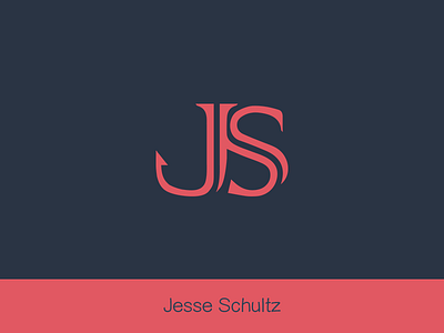 Jesse Schulz Logo angler fish fishing logo personal