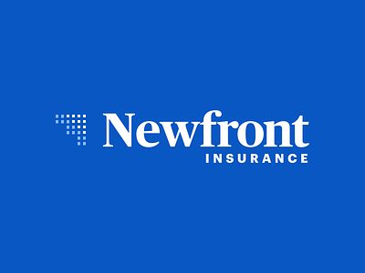 Newfront Insurance identity brand brokerage identity insurance logo modern insurance newfront