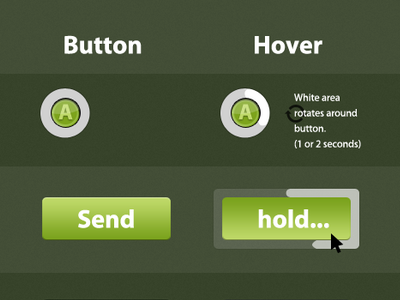 Fable Button button click style fable green