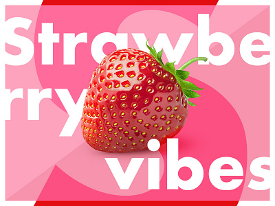 Strawberry Vibes emotion pink strawberry summer