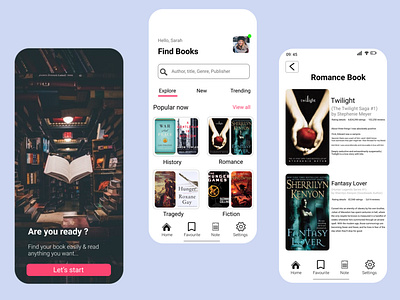 Book App Design