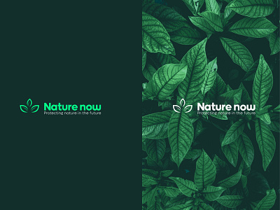 Nature now Logo Design