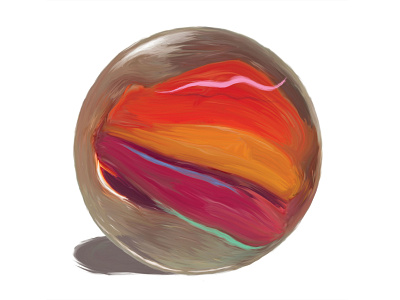 A Marble design digital painting illustration