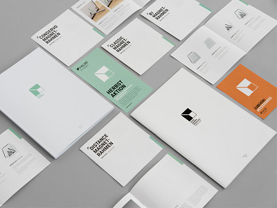 HALBE Rahmen - Redesign art direction branding catalogue creative direction design editorial editorial design flyer logo manual print redesign sticker typography