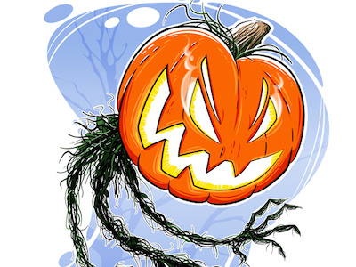 The Great Pumpkin cartooning character illustration vector