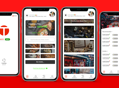 🍅Tomato the Concept Food Delivery App app app design app ui design ui ui design