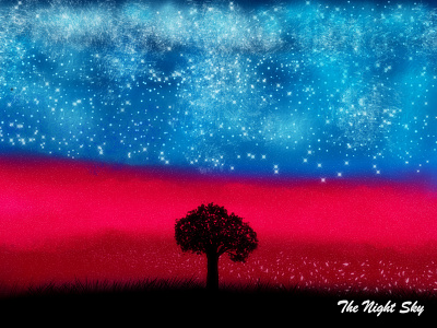 Night Sky art design illustraion illustration art wallpaper wallpaper design