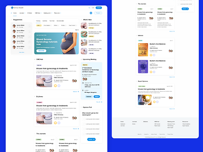 Omnia Health clean ui education education website health healthcare landing landingpage learning polling product ui uiux