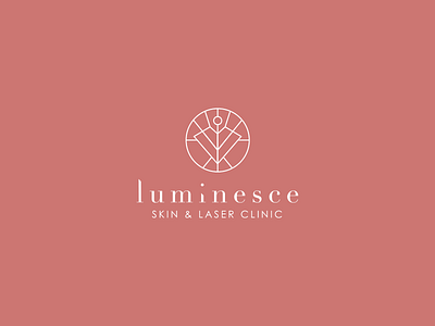 Luminesce Skin branding design environment green graphic design logo logo design minimal sustainability typography