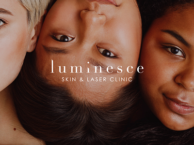 Luminesce Skin branding design green graphic design logo logo design minimal typography