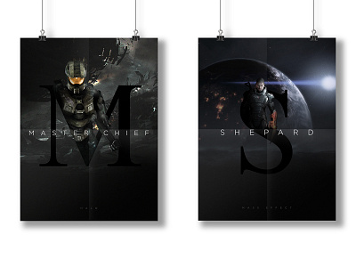 Videogame Character Poster Serie