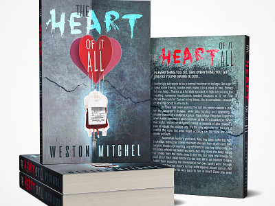 THE HEART OF IT ALL book art book cover art book cover design