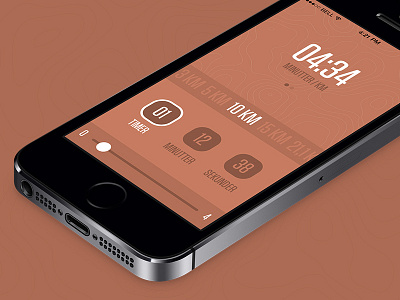 PACE 3.0 app draggable interface ios pace run running slider tungsten