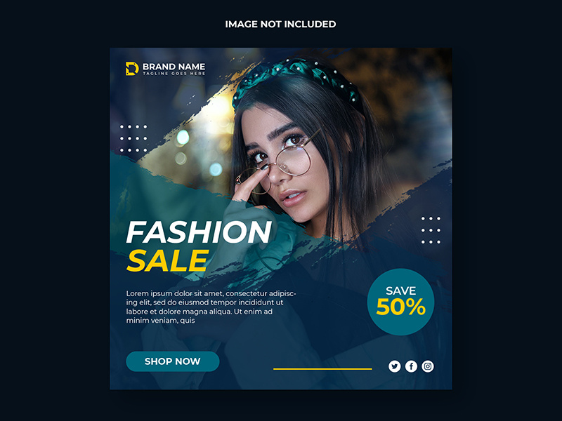 Modern fashion sale social media post banner template by Nipa Panday on ...