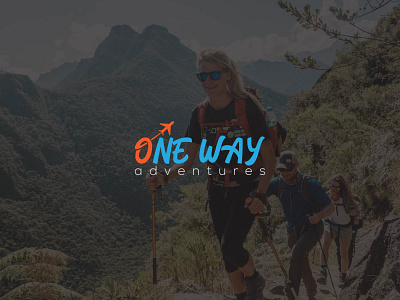 one way logo design adventure adventures branding business company logo creative logo letter lettermark logo logo design logodesign monogram letter mark monogram logo travel travel app