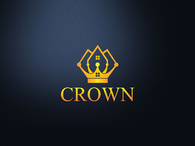CROWN LOGO crests logo elegance crown logo elegant logo elegant vector logo hotel logo logo template stylized crests logo vector logo template