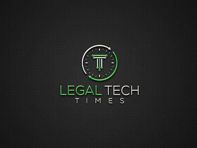 Legal tech time logo attorney connect illustration internet justice law logo lawtech lawyer legal tech legal tech time logo simple tech tech law technology template time vector watch weights
