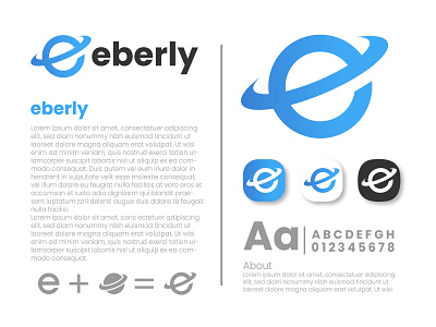 eberly logo design abstract branding digital earth eberly graphic design letter logo logo design logo idea logo maker modern logo network orbit system tech technology world worldwide