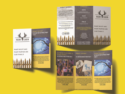 Brochure Design for Paint Cabin