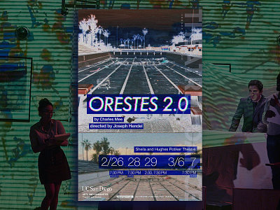 Orestes 2.0 photoshop phtotshop poster poster art poster design theater theater posters theater publicity