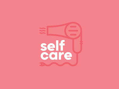 Self Care 01 badge branding geometric icon illustration logo mental health minimal self branding self care thick lines typography