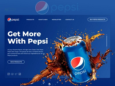 pepsi airdi design figma pepsi ui ux web