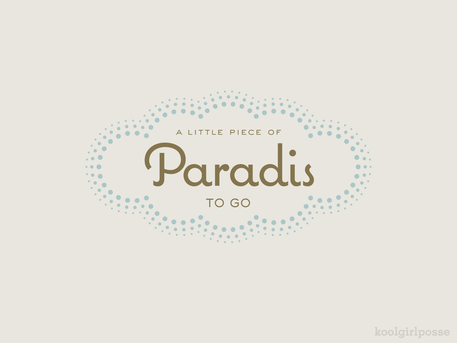 Paradis branding design illustration logo
