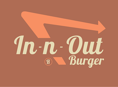 In n Out Vintage Logo Design challenge design logo