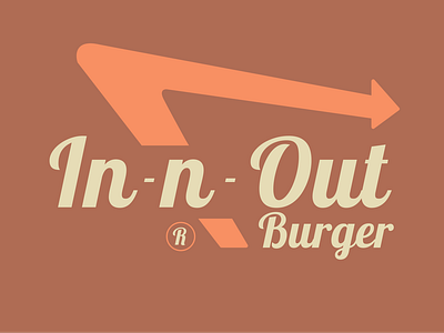 In n Out Vintage Logo Design