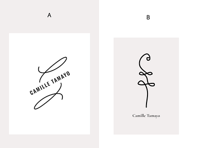 2 personal logo variation branding design icons design logo